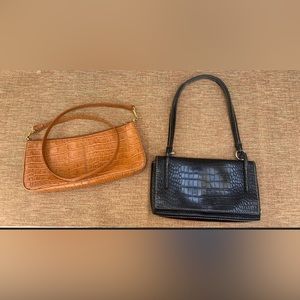 Two Croc Purses Gianni Bernini Nine West